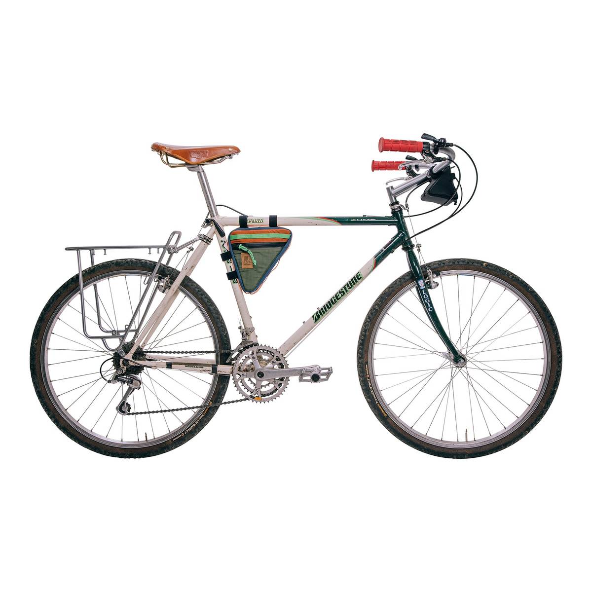 Topo Designs Frame Bike Bag Olive/Clay